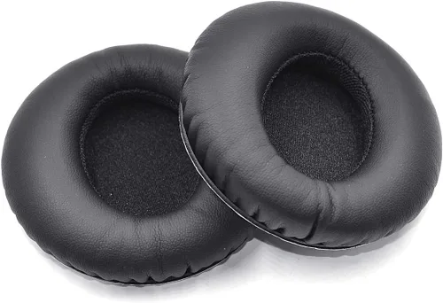 Vista 8 de Almohadillas redondas E7 – Espuma de repuesto compatible con auriculares COWIN E7 / E7 Pro con cancelación activa de ruido, cuero más suave, espuma