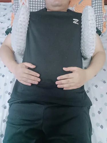 Vista 4 de Almohada de apoyo para debajo del brazo, almohada para mastectomía, almohada postoperatoria para lactancia, utilizada para reposo en cama a largo
