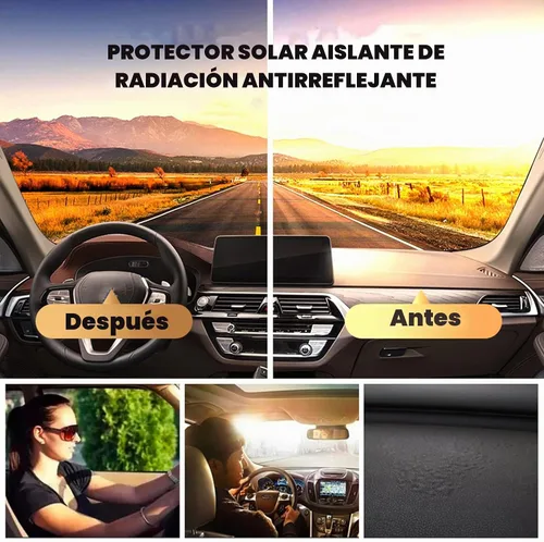 Vista 3 de Alfombrilla para tablero de instrumentos con protección solar, antideslizante, personalizada, compatible con Kia Sorento 2004-2009 (2004-2009)