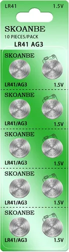 Vista 2 de SKOANBE 10PCS LR41 392 384 192 AG3 SR41 1.5V botón de la célula de la moneda de la batería
