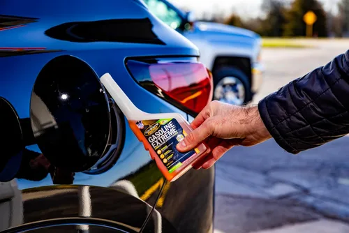 Vista 5 de Hot Shot's Secret Gasoline Extreme - Limpiador de sistema de combustible concentrado de 12 onzas, aditivo de combustible para motores de gasolina