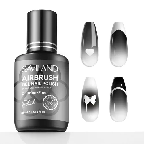 Vista 17 de SAVILAND Aerógrafo para Uñas: Creatividad Ilimitada de Arte de Uñas Kit Pro de Aerógrafo de Doble Modo Recargable Boquilla de 0.3mm Set