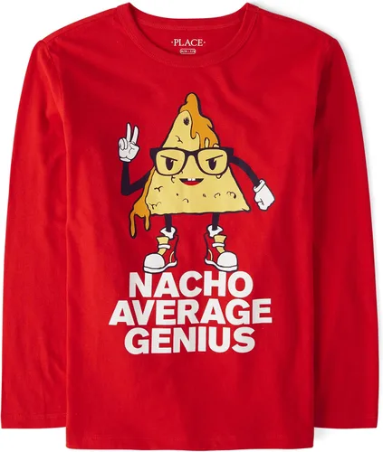 Vista 18 de The Children's Place Boys' Dinos,Cars,Sports Long Sleeve Graphic T-Shirts Jugador de Bball Jump