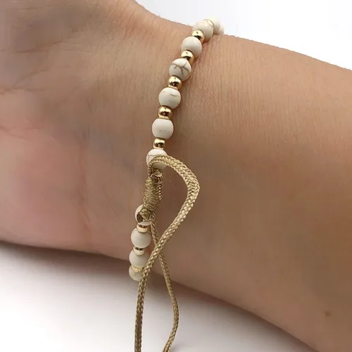 Vista 4 de St Benedict Coin and Natural Round Red Coral Beads Adjustable Bracelet for Women