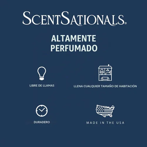 Vista 3 de Scentsationals Encantada, cera perfumada de bergamota para derretir 10 onzas (24 cubos)