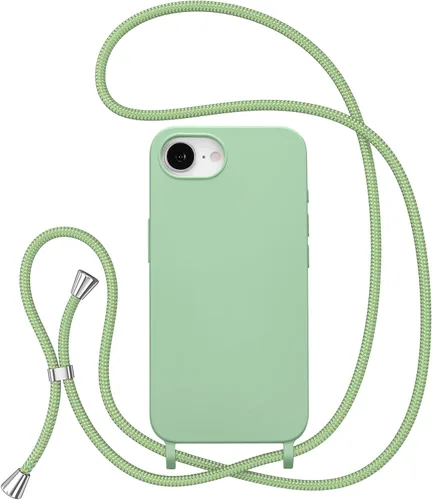 Vista 54 de ZTOFERA Funda para iPhone Air con correa, funda cruzada para teléfono con cordón ajustable para el cuello en los hombros, silicona suave a prueba