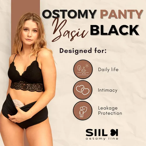Vista 2 de SIIL Ostomy Panty, Colostomy Bag Covers Underwear for Women with Stoma Pocket for Ostomy Bag Support, Colostomy Ileostomy