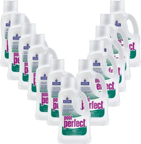 Vista 8 de Natural Chemistry Pool Perfect, 2 L, 1 paquete, limpiador de piscina para eliminar contaminantes, desechos y otros residuos