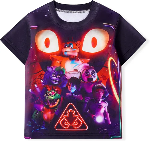 Vista 3 de Sun and Moon Monster - Conjunto de camiseta y pantalón para niños, 2 piezas, camiseta y pantalones para niños de 5 a 12 años
