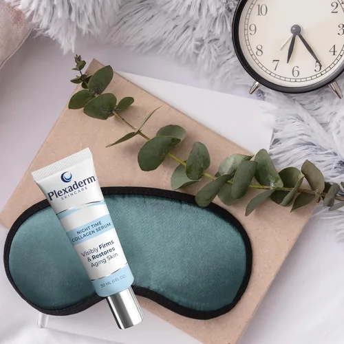 Vista 4 de Plexaderm 15 mL Suero Nocturno de Colágeno para Piel Más Firme, Llena y Juvenil, Suero Anti-Envejecimiento de Colágeno y Péptidos para Mujeres