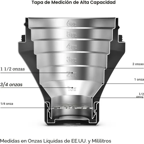 Vista 4 de Coctelera híbrida, acero inoxidable aislado al vacío, cobre, 28 onzas Cobre cepillado