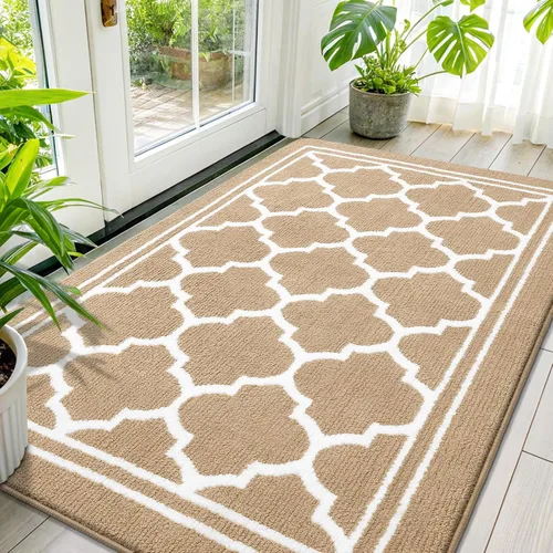 Vista 44 de Buganda Alfombra para Puerta Interior, Tapete Resistente a la Suciedad y Absorbente, Antideslizante, Alfombras de Perfil Bajo para Entrada
