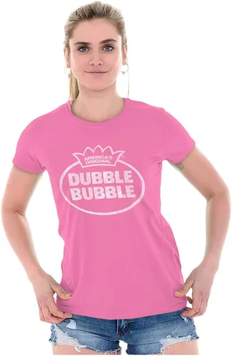 Vista 3 de Vintage Dubble Bubble Original Logo Womens T Shirt Ladies Tee