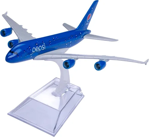 Vista 5 de Modelo de avión a escala 1:400 Modelo de avión Modelo de aviones fundidos a presión para regalo y colección (A380)