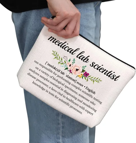 Vista 2 de G2TUP Regalo de científico de laboratorio médico Definición de científico de laboratorio médico Bolsa de maquillaje Bolsa de cosméticos