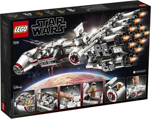 Vista 5 de LEGO Star Wars: Una Nueva Esperanza 75244 Tantive IV, kit de construcción (1768 piezas)