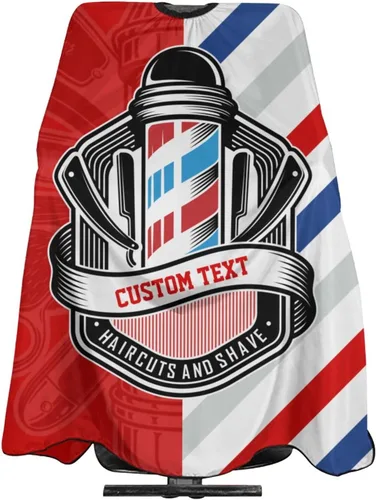 Vista 33 de Capa de peluquero personalizada, Capa de salón para corte de pelo personalizada para hombres