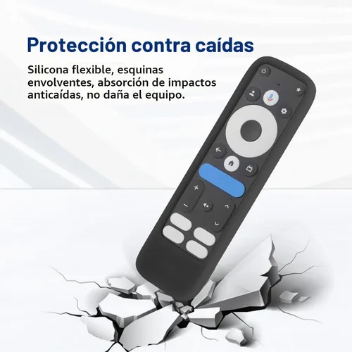 Vista 3 de LEFXMOPHY Funda para dispositivo de transmisión onn 4K Pro (2024) Android TV Box Remote, funda negra de silicona Negro