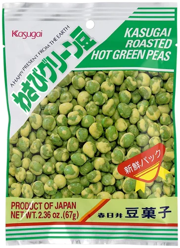 Vista 3 de Kasugai Wasabi Green Peas 2.36oz (paquete de 12)