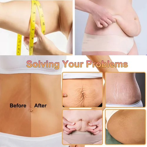 Vista 2 de Collagen Oil for Skin Tightening, Anti-Cellulite Massage Oil for Firming & Hydratinng & Lifting Crepey Abdomen/Belly/Thighs/Butt, Light