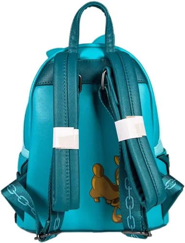 Vista 4 de Loungefly Goofy Christmas Carol Jacob Marley World 1-1 Games - Mini mochila exclusiva, Azul Teal, Moda