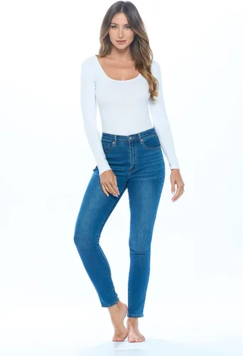Vista 3 de Natural Uniforms Traje de cuerpo de manga larga con cuello redondo, algodón transpirable elástico