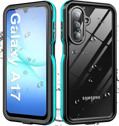 Vista 12 de Hllhunkhe Funda impermeable para Samsung Galaxy A16 5G, [IP68 impermeable a prueba de polvo] [protector de pantalla integrado] resistente de cuerpo