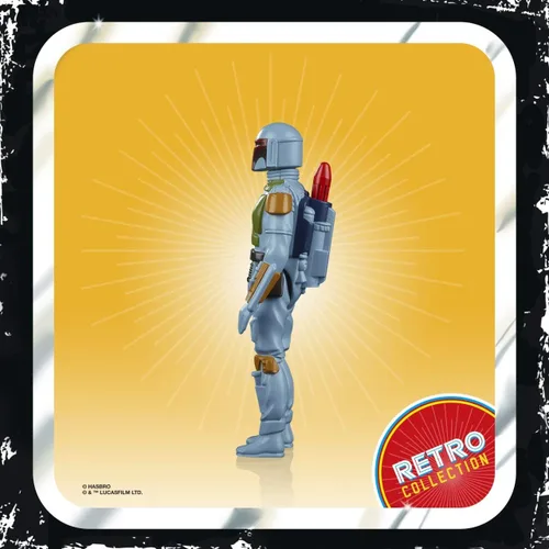 Vista 3 de Star Wars Retro Collection - Figura de acción Boba Fett de 3.75 pulgadas, escala The Empire Strikes Back, juguetes para niños a partir de 4 años