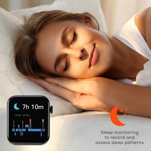 Vista 5 de Life Watch Monitor inteligente de frecuencia cardíaca y oxígeno en sangre Temperatura corporal Monitor de ejercicios Rastreador de pasos de fitness