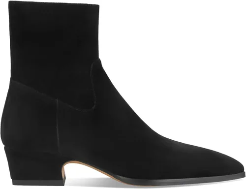 Vista 6 de Women's Ankle Boots Square Toe Low Chunky Block Heel Booties Comfortable Short Boots Side Zipper Booties Shoes