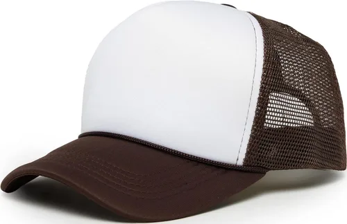 Vista 40 de Funky Junque Sombrero de camionero ligero Snapback de espuma de malla en Negro/Negro
