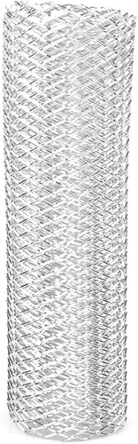 Vista 3 de 39.4x13in Universal Aluminum Vehicle Grille Net Mesh Grill Modification Silver