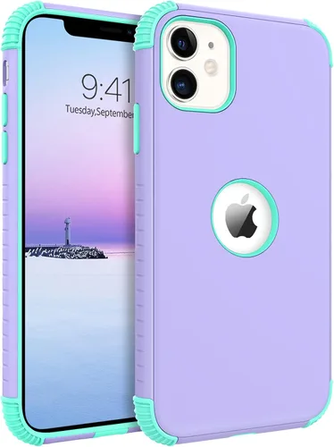 Vista 15 de BENTOBEN Funda para iPhone 11, funda para teléfono iPhone 11, resistente 2 en 1, protección completa rugosa a prueba de golpes, híbrida parachoques