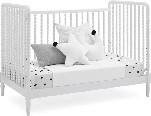 Vista 10 de Delta Children Cuna convertible 4 en 1 Saint - Certificado Greenguard Gold, Bianca White Bianca Blanco