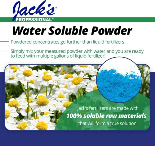 Vista 5 de Fertilizante de Propósito General Jack's Professional 20-20-20 Soluble en Agua con Micronutrientes para Plantas de Alimentación Intensa en Programas