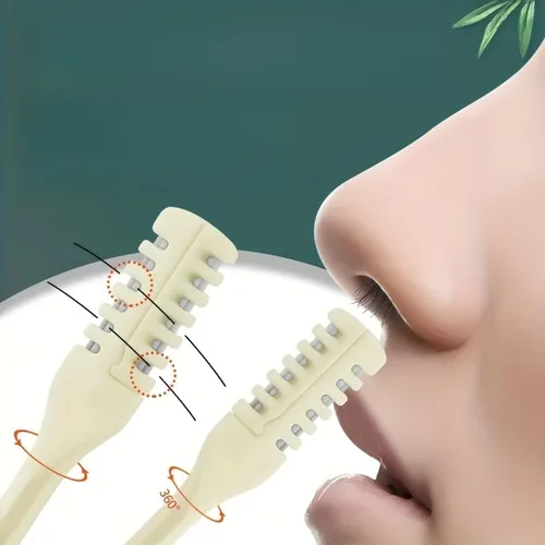 Vista 5 de 3 unidades de removedor de vello facial para mujeres, herramienta depiladora de hilo de resorte, depilación facial portátil para labio superior