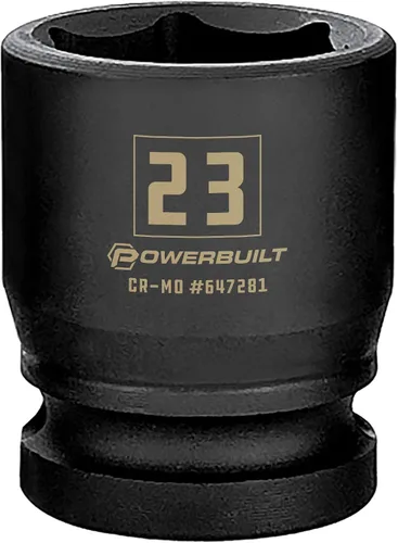 Vista 19 de Powerbuilt 647296 - Toma de impacto de 6 puntos de 1/2 pulgada x 1-1/4 pulgadas