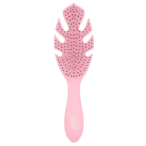 Vista 15 de Wet Brush Go Green Cepillo desenredante para cabello, verde, cerdas IntelliFlex ultrasuaves, sueltan enredos y aflojan suavemente nudos mientras