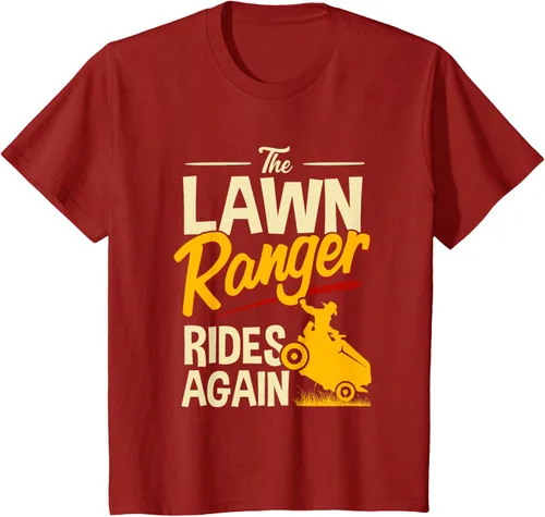 Vista 54 de The Lawn Ranger Rides Again - Camiseta de corte de césped Azul Marino