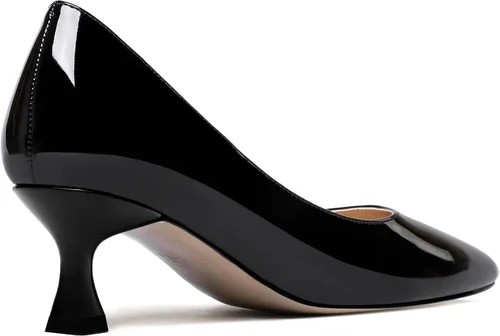 Vista 5 de ROSERWISH Zapatos de tacón bajo para mujer, con puntera redonda, de patente, de 2 pulgadas