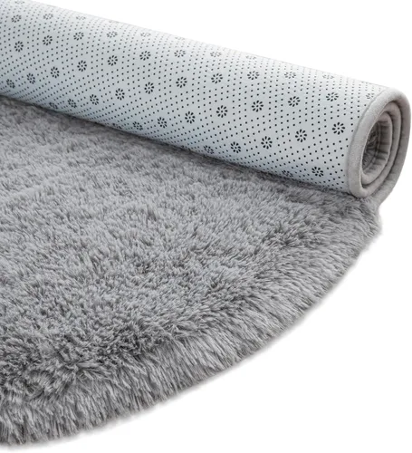 Vista 8 de Softlife Alfombras Esponjosas para Dormitorio, Alfombra de Área Peluda Bonita para Niñas y Niños Habitación de Bebé Decoración del Hogar, 2 x 5 Pies