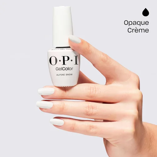 Vista 4 de OPI GelColor LED Cure Gel Nail Polish White, Gray & Black Shades Salon-Quality Shine, Long-Lasting Wear Easily Soak Off Removal Vegan & HEMA