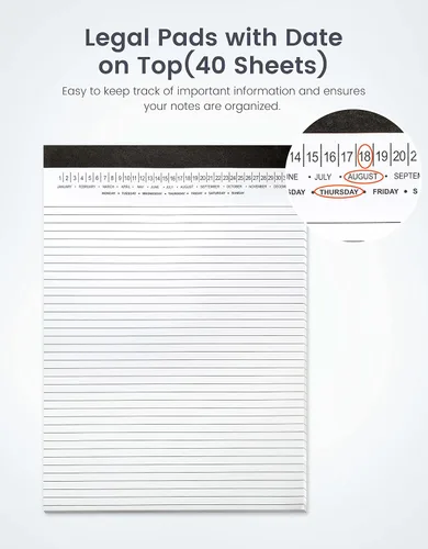 Vista 4 de Mymazn Carpeta portapapeles con bloc de notas, paquete de 5 portapapeles con almacenamiento y 10 bolsillos, organizador de archivos con soporte