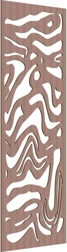 Vista 48 de 9 3/8"W x 24 3/8"H x 1/4"T Northfield Decorativos Paneles de Pared de Madera Calado, Abedul