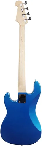 Vista 4 de Stedman Beginner Series paquete de guitarra bajo con amplificador de 15 vatios, bolsa de ejercicio, cable de instrumento, correa, cuerdas, púas