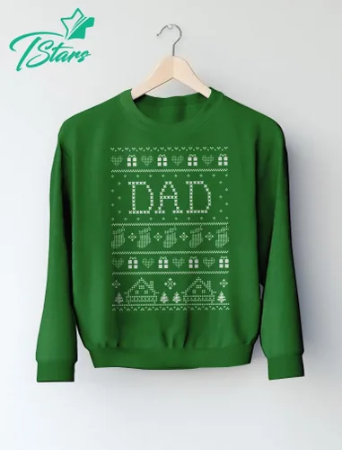 Vista 4 de Tstars Divertido regalo para papá y papá feo suéter de Navidad