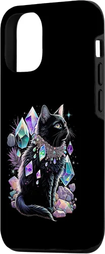 Vista 2 de Funda con diseño de ilustración para iPhone 15 con diseño de gato esotérico