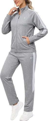 Vista 8 de Little Donkey Andy Conjunto deportivo de 2 piezas para mujer Negro