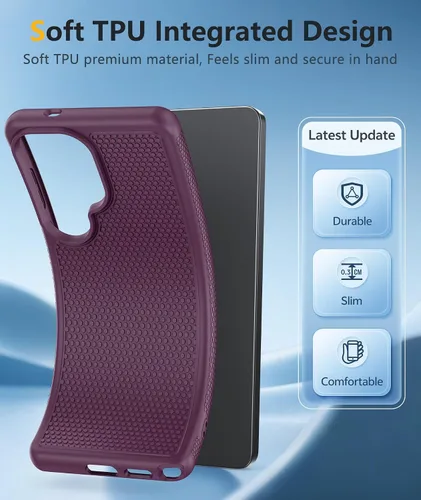 Vista 13 de FNTCASE Funda para iPhone 17 Pro: Fundas delgadas translúcidas de color azul claro compatibles con MagSafe, protección completa de la cámara