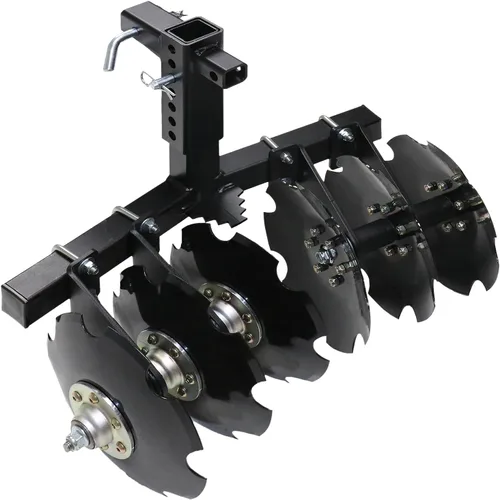 Vista 5 de Big Buck - Grada de arado de disco ATV/UTV de 28 pulgadas de ancho de corte con soporte receptor universal de 2 pulgadas, cultiva de 1 a 2 acres